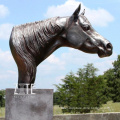 Hot Sale Decorative Life Size Arabian Brass Horse Head Statue Sculpture
